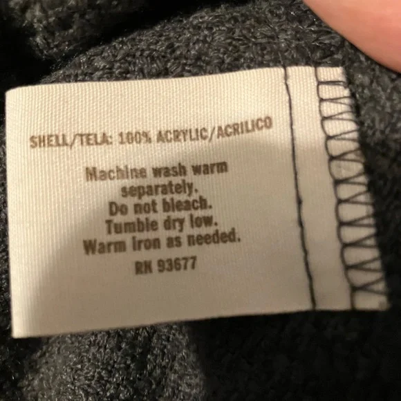 Decree- Peplum Woven Jacket Gray women’s Large - Picture 8 of 13